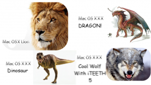 The new  cool MacOS animals used for marketing purposes after they run out of Felidae 